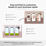 Smartphone Canva Mockups Bundle White Devices DigiPax