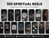 100 Spiritual Coach Reels Templates Bundle DigiPax