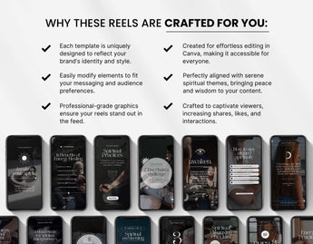 100 Spiritual Coach Reels Templates Bundle DigiPax