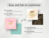 Summer Quotes Instagram Post Templates Easy to edit mockup