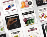 Supplements Static Meta Ad Templates Mockup