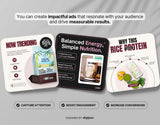 Supplements Static Meta Ad Templates Mockup