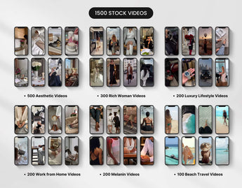 1500 Stock Videos Vault Mockup Phones Mockup DigiPax