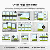 Wall Art Canva Mockup Templates Black Frames DigiPax
