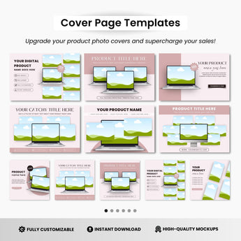 Website Canva Mockups Bundle White Devices DigiPax