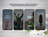 100 Wellness Instagram Reels Templates Bundle DigiPax