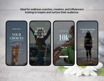 100 Wellness Instagram Reels Templates Bundle DigiPax