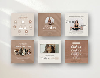 Wellness Coach Instagram Post Templates DigiPax