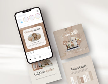Wellness Coach Instagram Post Templates DigiPax