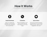Wellness Instagram Templates Bundle Kit DigiPax