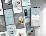 Wellness Instagram Templates Bundle Kit DigiPax