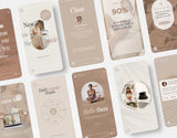 Wellness Coach Instagram Story Templates Mockup