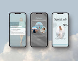 Wellness Instagram Templates Bundle Kit DigiPax