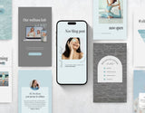 Wellness Instagram Story Templates Mockup