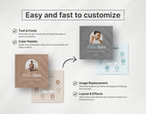 Wellness Coach Instagram Templates Bundle Kit DigiPax