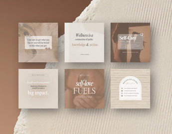 Wellness Quotes Instagram Post Templates DigiPax