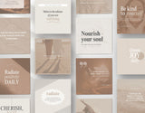 Wellness Quotes Instagram Post Templates DigiPax