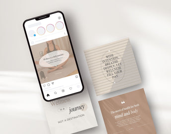 Wellness Quotes Instagram Post Templates DigiPax