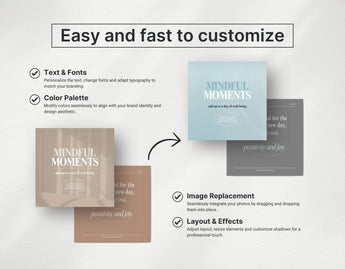 Wellness Quotes Instagram Post Templates DigiPax
