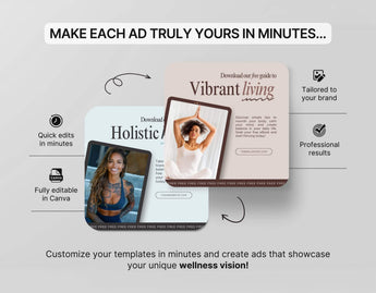 Wellness Static Meta Ad Templates DigiPax