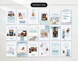 Wellness Coach Pinterest Pin Templates Mockup DigiPax