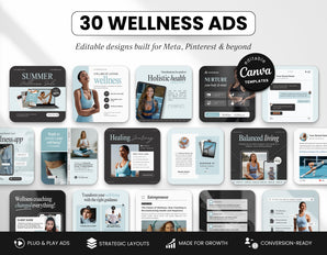 Wellness Static Meta Ad Templates DigiPax