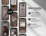 100 Yoga Coach Instagram Reels Templates Bundle DigiPax