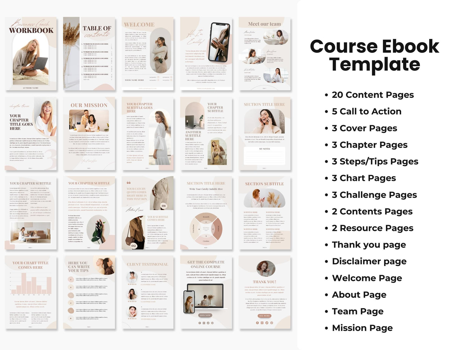 Social Media Templates Bundle Kit for Coaches DigiPax