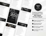 800 Digital Product Ideas with PLR & MRR DigiPax
