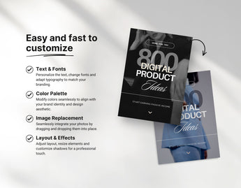 800 Digital Product Ideas with PLR & MRR DigiPax