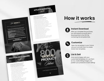 800 Digital Product Ideas with PLR & MRR DigiPax