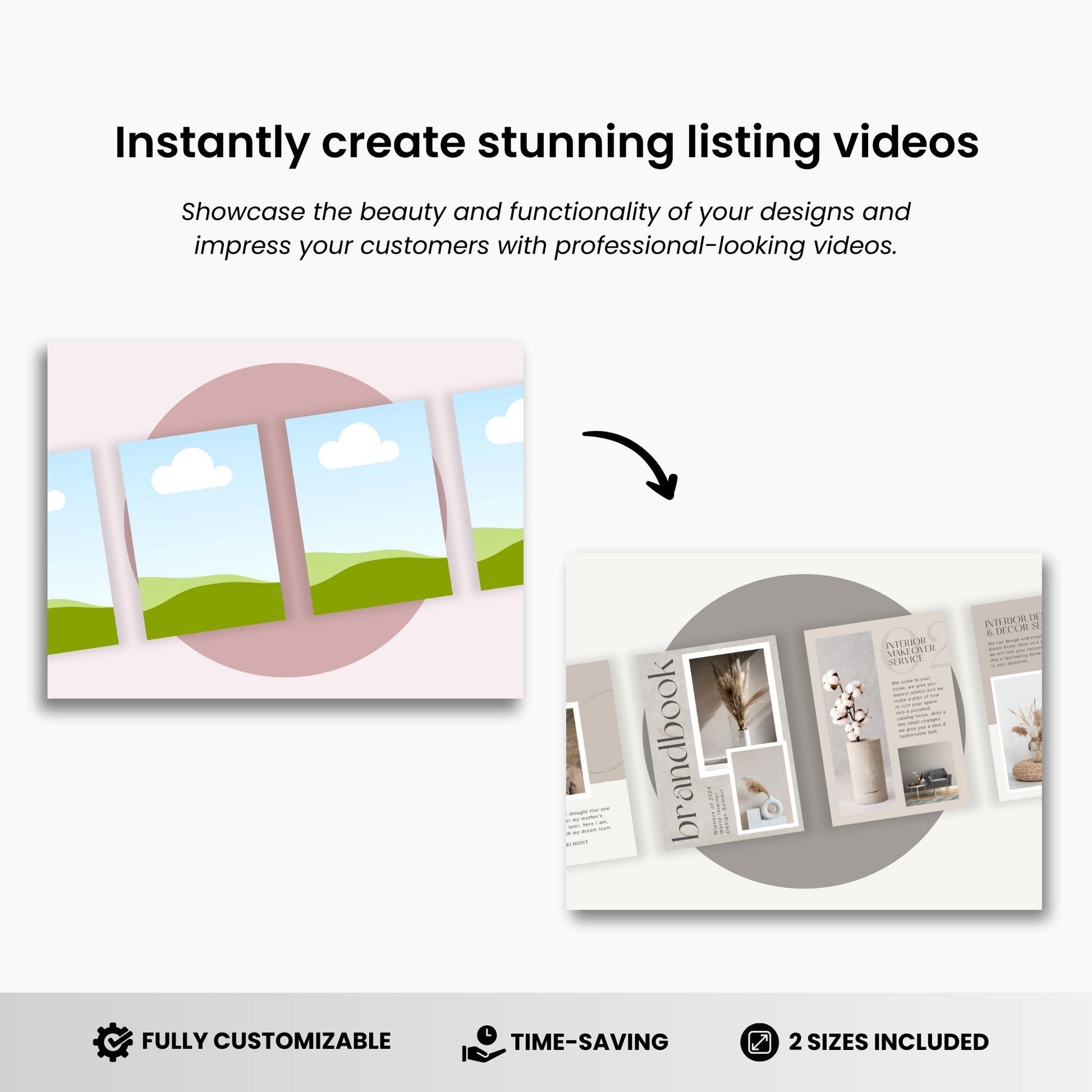 Etsy A4 Document Listing Video Template DigiPax