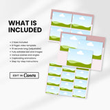 Etsy A4 Landscape Document Listing Video Template DigiPax