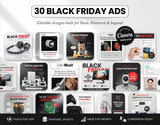 Black Friday Static Meta Ad Templates Cover