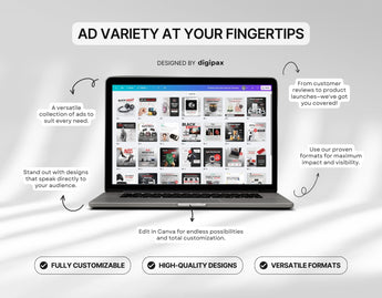 Black Friday Static Meta Ad Templates Edit in Canva mockup