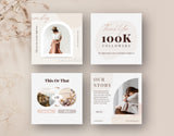 Business Coach Instagram Post Templates 4 posts mockup