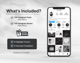 Coach Instagram Templates Bundle Kit Aesthetic What is included mockup