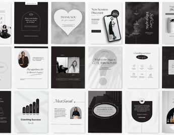 Coach Instagram Post Templates Aesthetic Mockup