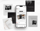 Coach Instagram Post Templates Aesthetic Mockup