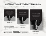 Coach Instagram Templates Bundle Kit Aesthetic Sizes Mockup