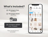 Business Coach Instagram Templates Bundle Kit What is included mockup