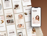 Business Coach Instagram Templates Bundle Kit stories mockup