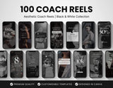 100 Coach Instagram Reels Templates Bundle DigiPax