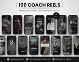 100 Coach Instagram Reels Templates Bundle DigiPax