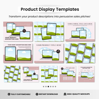 Digital Products Mockup Templates White Devices DigiPax