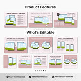 Digital Products Mockup Templates White Devices DigiPax