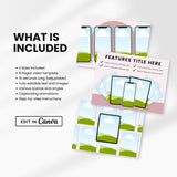 Etsy Digital Products Listing Video Template White DigiPax