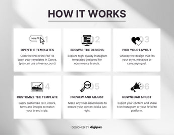 E-Commerce Instagram Templates Bundle Pink DigiPax