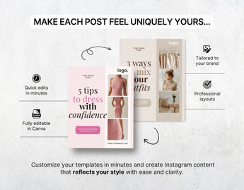 E-Commerce Instagram Templates Bundle Pink DigiPax