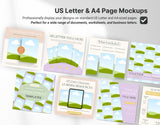 Digital Listing Mockup Templates Canva Colorful DigiPax